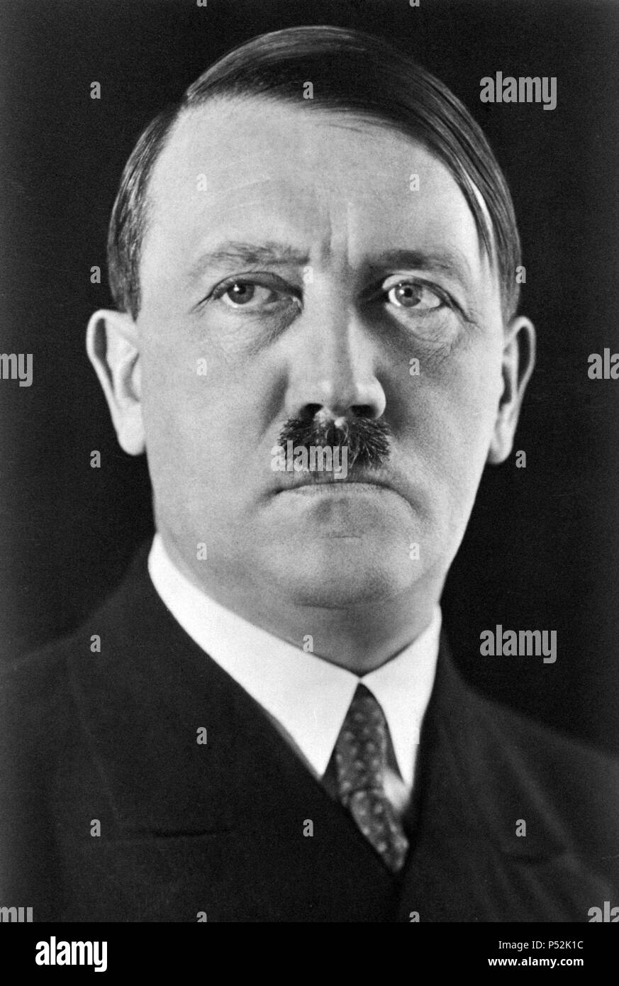Adolf Hitler, der Führer der Nationalsozialistischen Deutschen Arbeiterpartei. Stockfoto