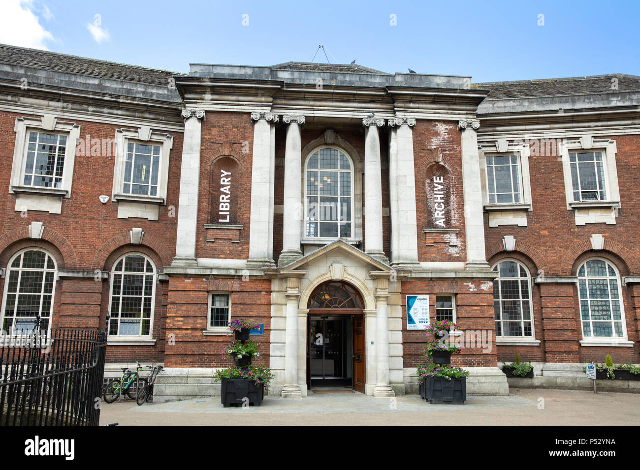 York Bibliothek, York, Großbritannien Stockfoto
