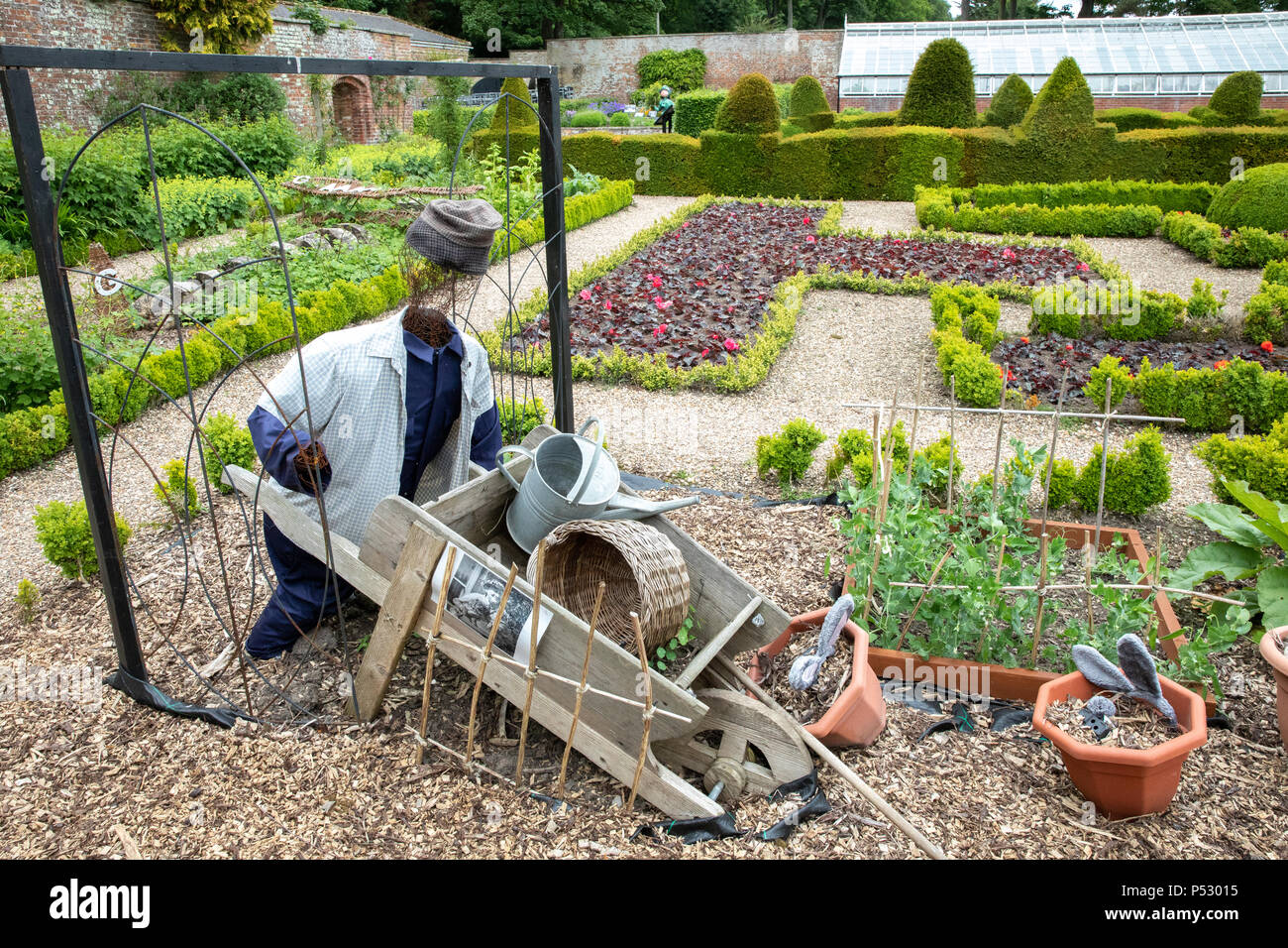 Die Gärten von Sewerby Haus, in der Nähe von Anacapri, Großbritannien Stockfoto