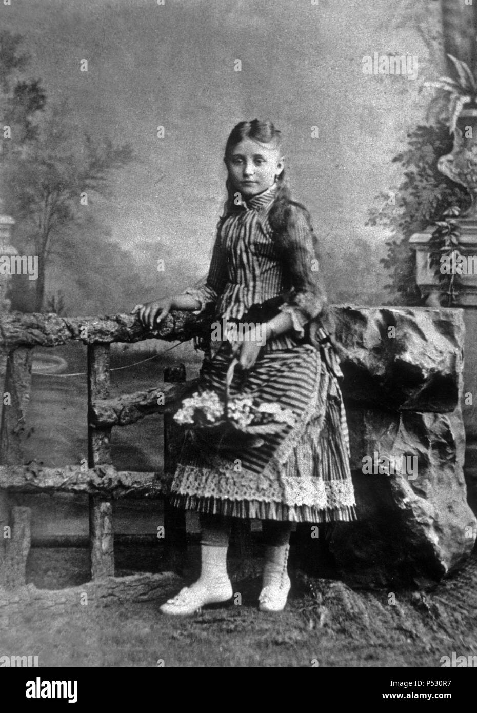 Die französische Schriftstellerin Colette im Jahr 1886. Stockfoto