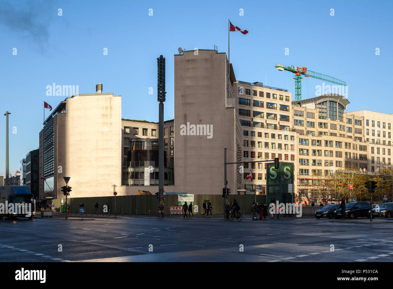 Berlin, Deutschland, letzte, unbebaute Grundstücke am Leipziger Platz in Berlin-Mitte Stockfoto