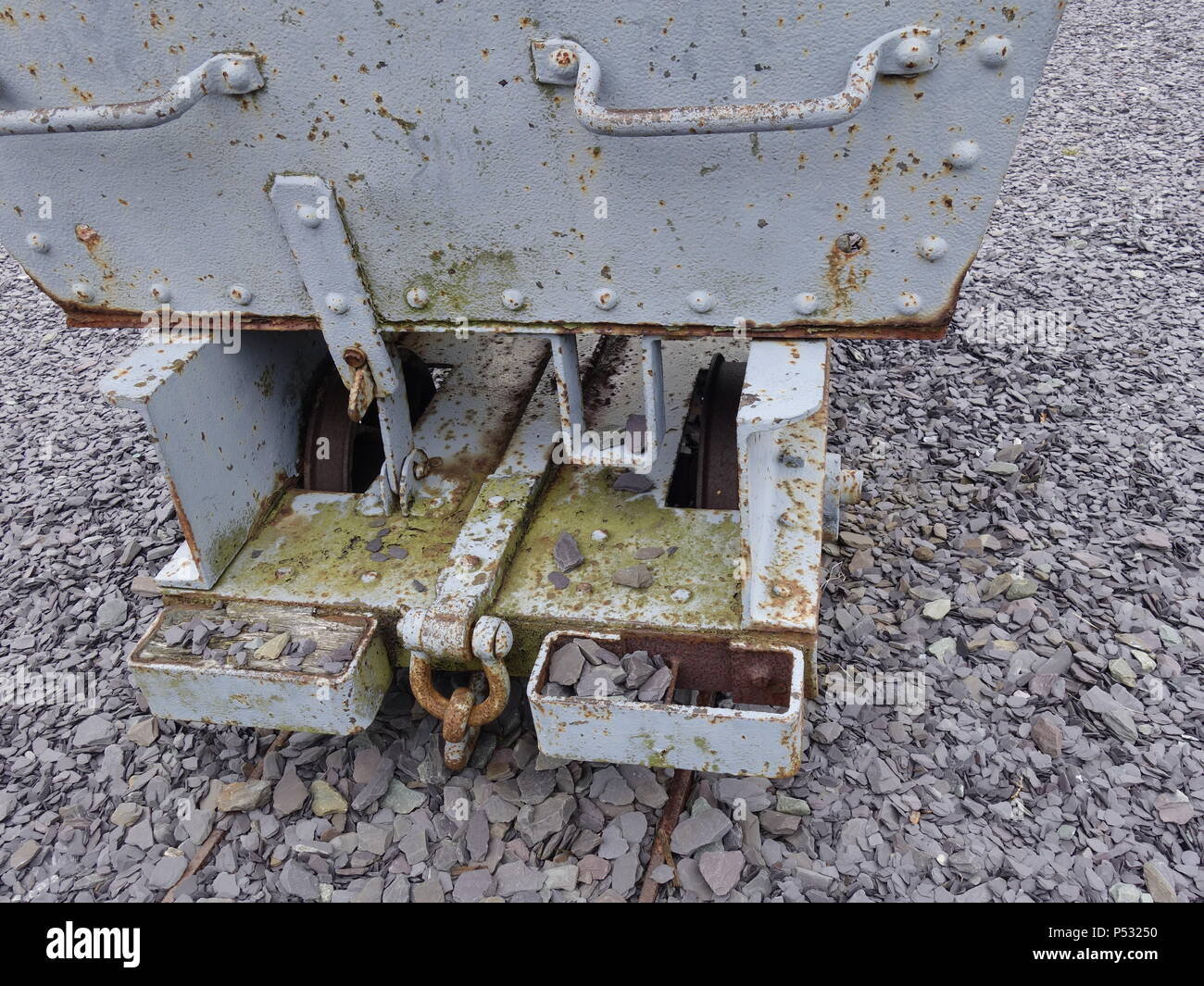 Vintage Mining Equipment Stockfoto