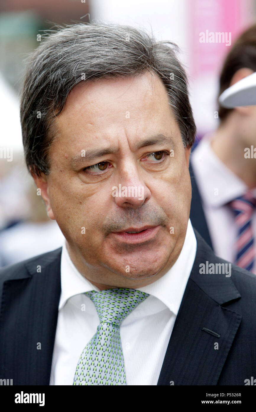 Iffezheim, Baden-Württemberg, Deutschland - Markus Jooste, Manager und ehemaliger CEO von Steinhoff International Holdings Stockfoto