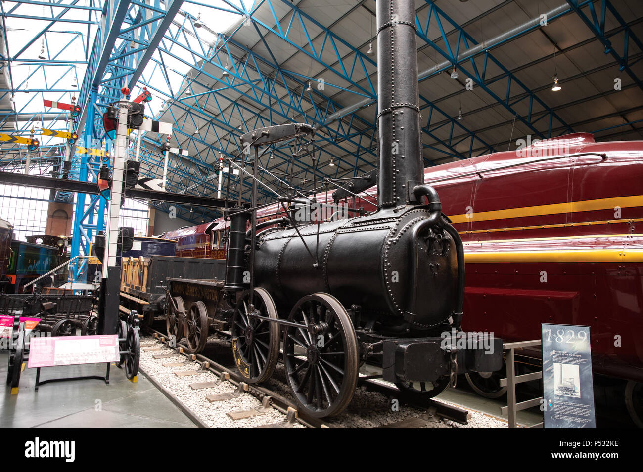 Das National Railway Museum, York, England Stockfoto