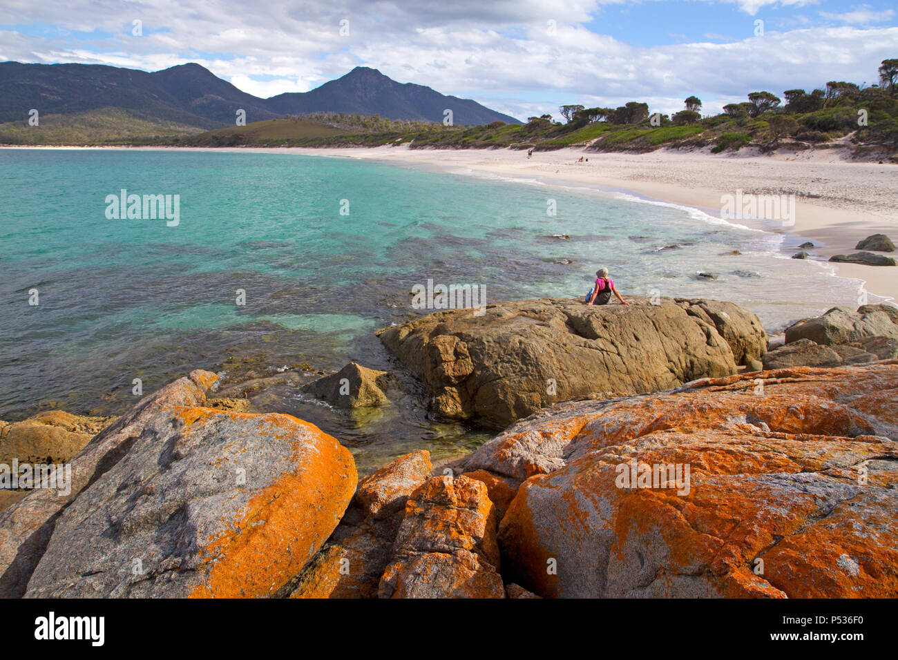 Wineglass Bay Stockfoto