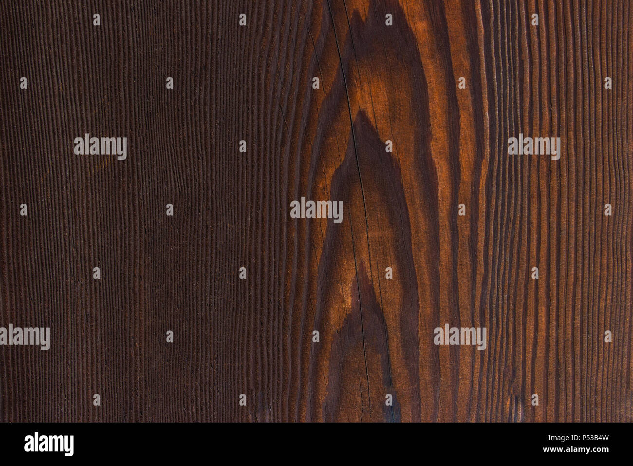 Holz Textur. Die Oberfläche der dunkel braun Natur Holz- Hintergrund für Design Dekoration Interieur und Exterieur. Stockfoto