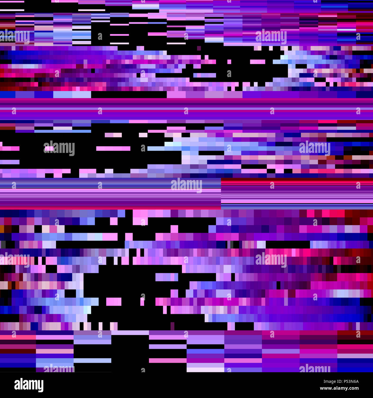 Zusammenfassung Hintergrund mit glitch Effekt design Stockfoto