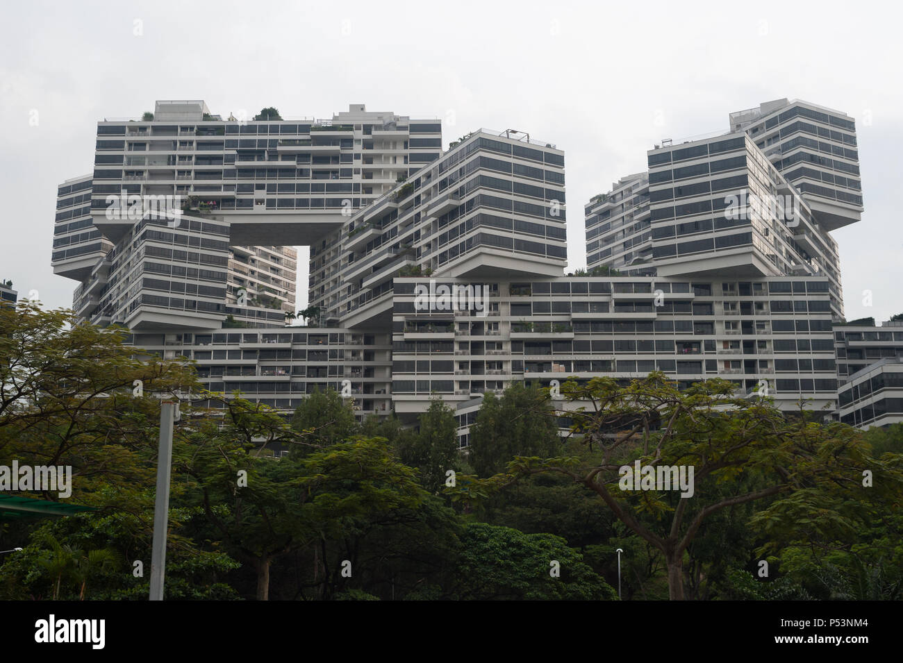 Singapur, Republik Singapur, Interlace Stockfoto