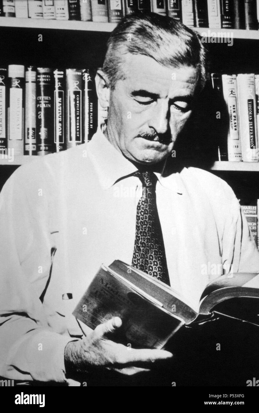 William Faulkner (1897-1962), escritor y poeta Estadounidense. Stockfoto