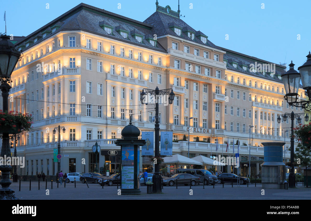 Die Slowakei, Bratislava, Carlton Hotel, Stockfoto