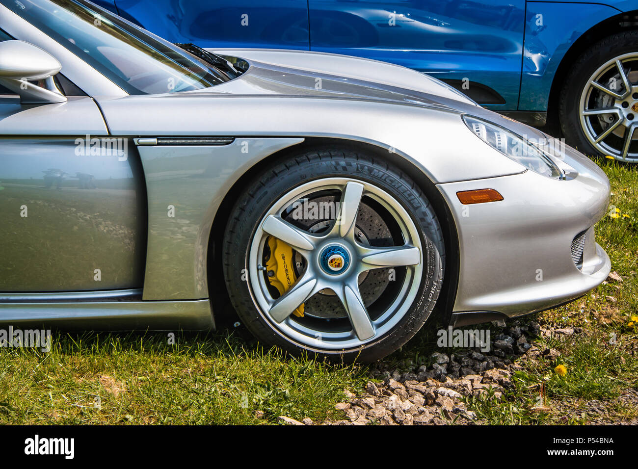 Ein Porsche Carerra GT super Auto Stockfoto