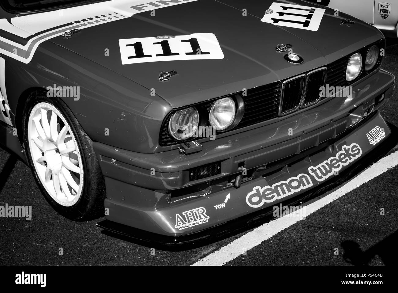 Klassiker BMW M3 E30-Rennwagen Stockfoto