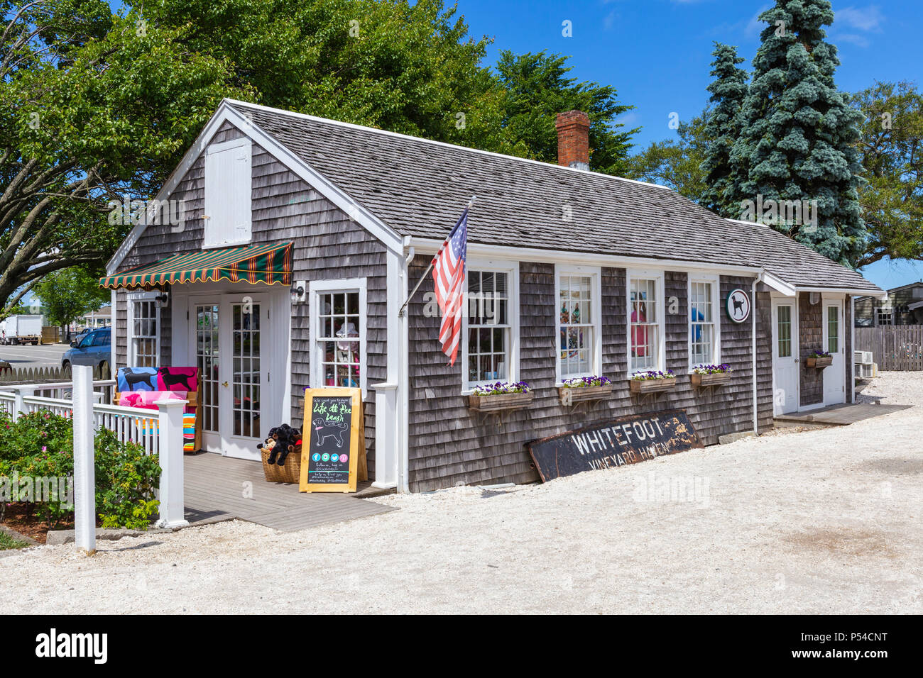 Die Whitefoot für Kinder General Store in Vineyard Haven (tisbury), Massachusetts auf Martha's Vineyard. Stockfoto