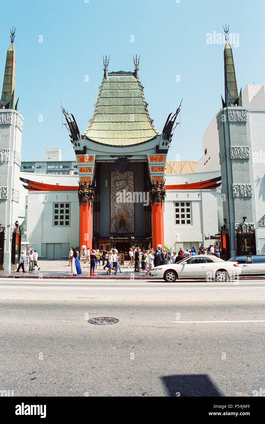 Grauman's Chinese Theater, Hollywood Boulevard, Hollywood, Los Angeles, Kalifornien, Vereinigte Staaten von Amerika. Stockfoto