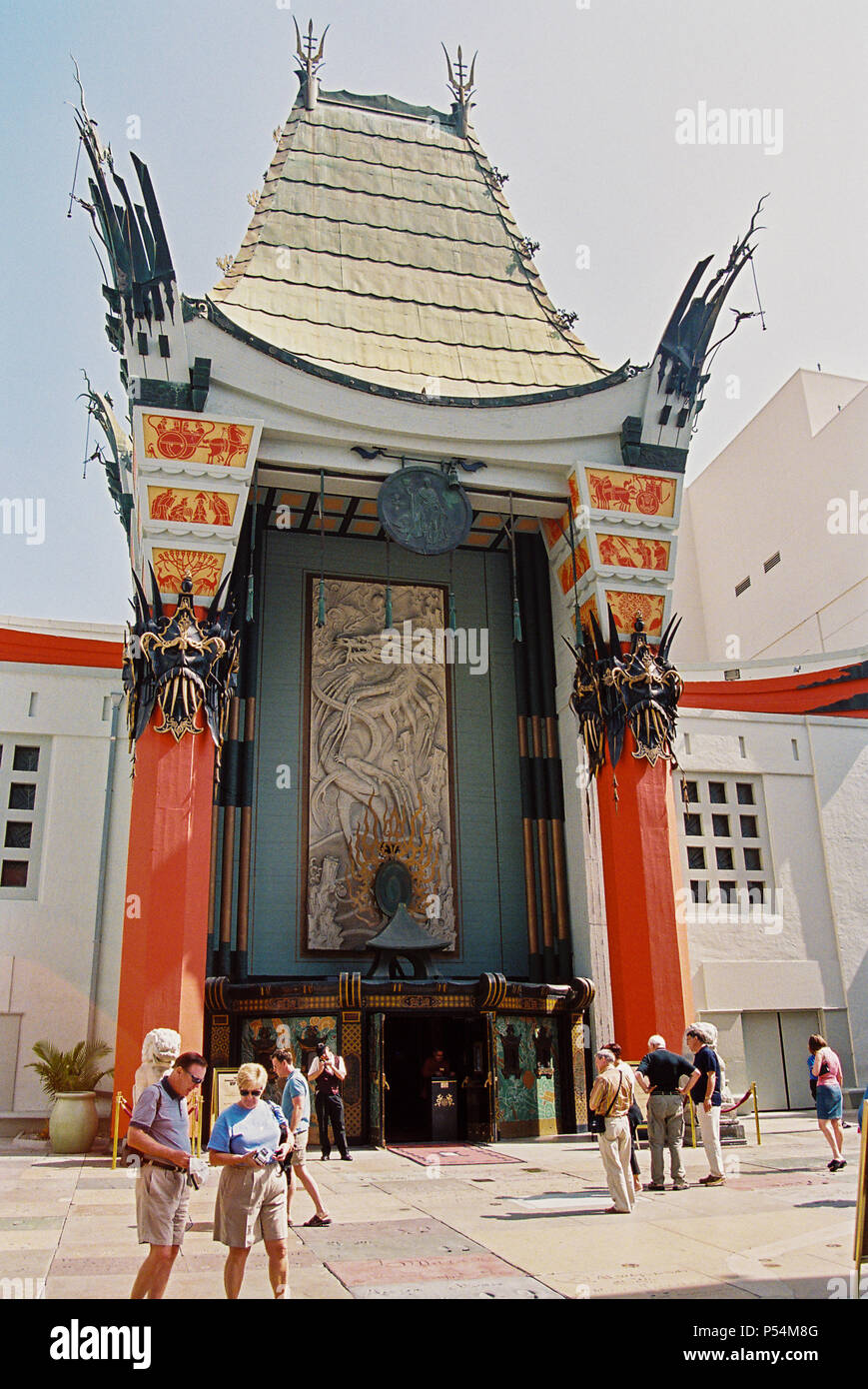 Grauman's Chinese Theater, Hollywood Boulevard, Hollywood, Los Angeles, Kalifornien, Vereinigte Staaten von Amerika. Stockfoto