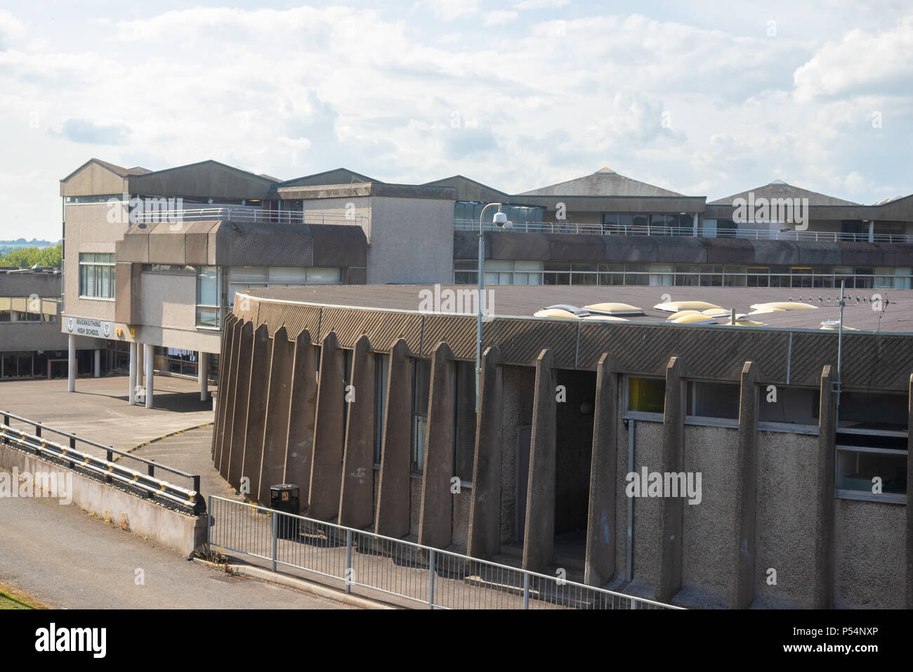 Inverkeithing High School ist eine Schule in Inverkeithing Fife Schottland Stockfoto