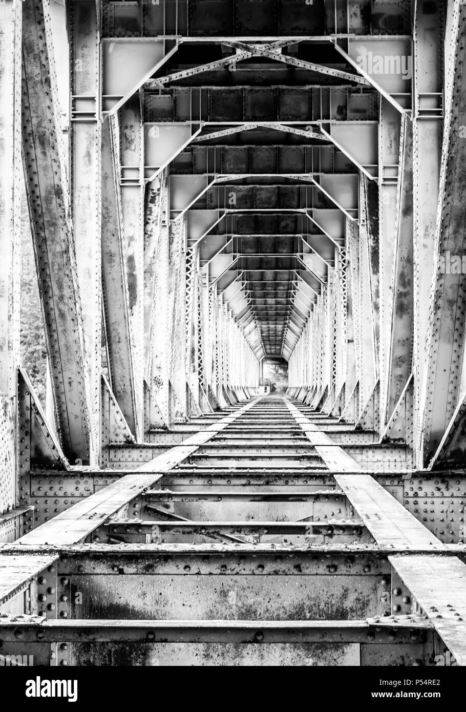 Brücke an Hoffnung in BC Kanada Stockfoto