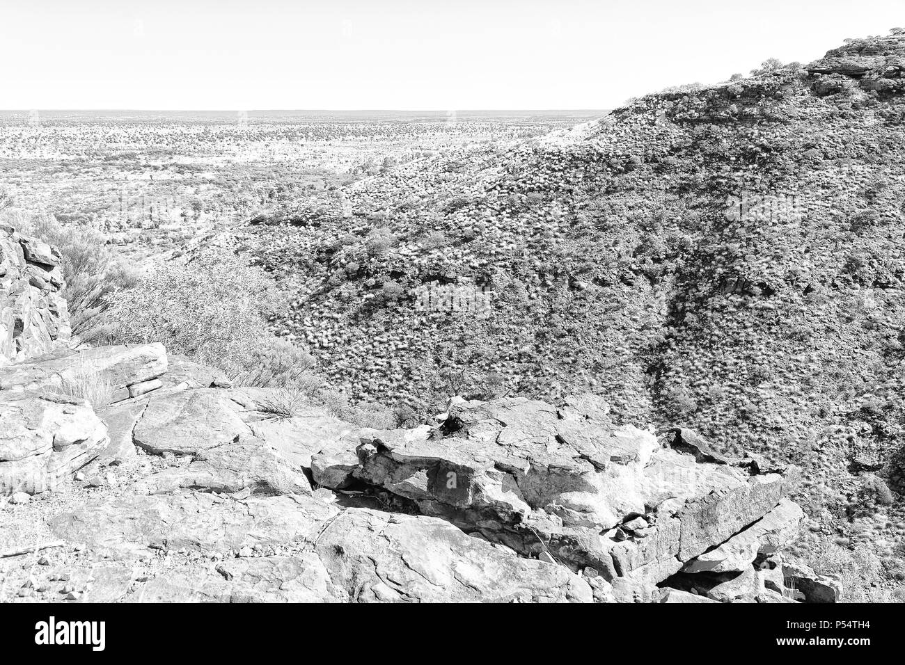 In Australien die Kings Canyon Natur wild und Outback Stockfoto