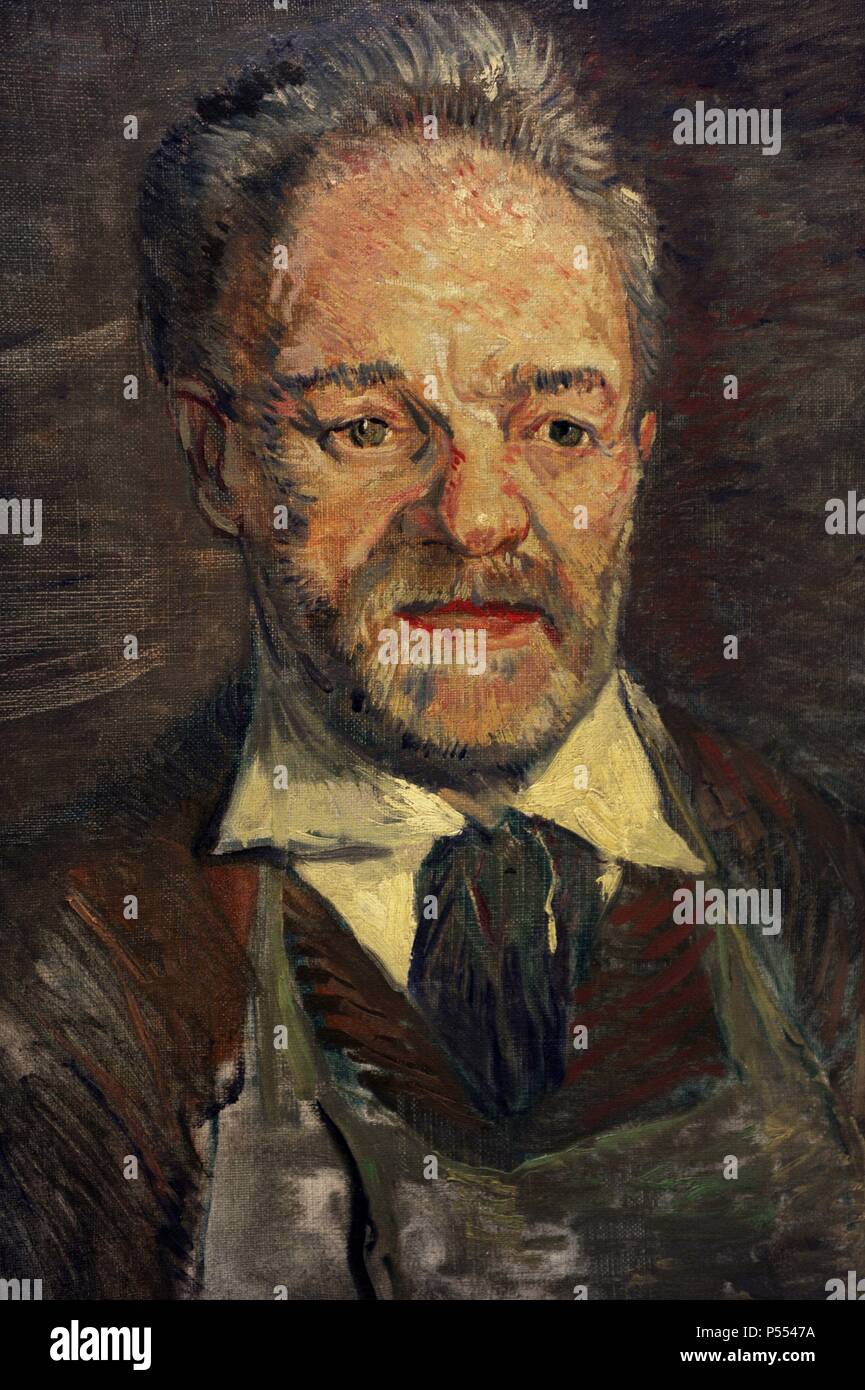 Vincent Van Gogh (1853-1890). Niederländische post-impressionistischen Maler. Portrait von Julien Tanguy, 1887. Ny Carlsberg Glyptotek. Kopenhagen. Dänemark. Europa. Stockfoto