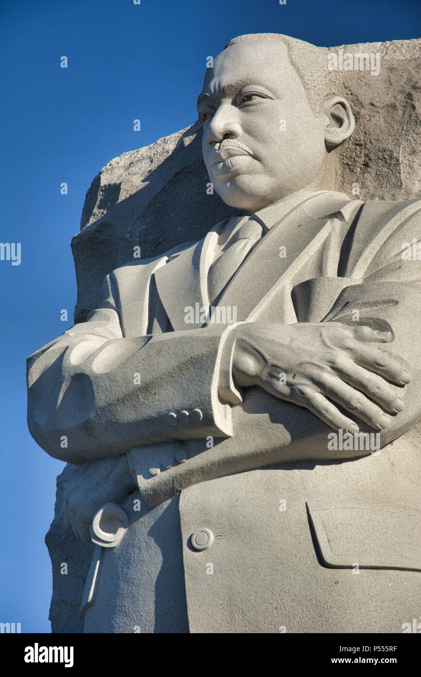 Das Martin Luther King Jr. Memorial im West Potomac Park in der Nähe der National Mall in Washington, DC, USA. Stockfoto