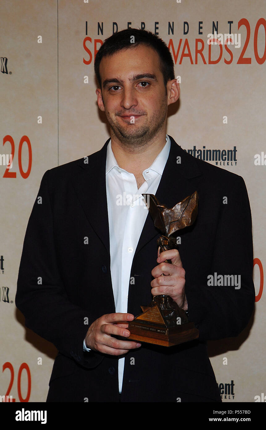 Alejandro Amenabar, Sieger, den besten ausländischen Film für "des Meeres", an den Independent Spirit Award. - DSC 0224.jpgDSC 0224 Veranstaltung in Hollywood Leben - Kalifornien, Red Carpet Event, USA, Filmindustrie, Prominente, Fotografie, Bestof, Kunst, Kultur und Unterhaltung, Topix prominente Mode, Besten, Hollywood Leben, Event in Hollywood Leben - Kalifornien, backstage Trophäe, Auszeichnungen zeigen, Film Stars, TV Stars, Musik, Promis, Topix, Bestof, Kunst, Kultur und Unterhaltung, Fotografie, Anfrage tsuni@Gamma-USA.com, Kredit Tsuni/USA, 2000-2001 -2002-2003-2004 - Stockfoto