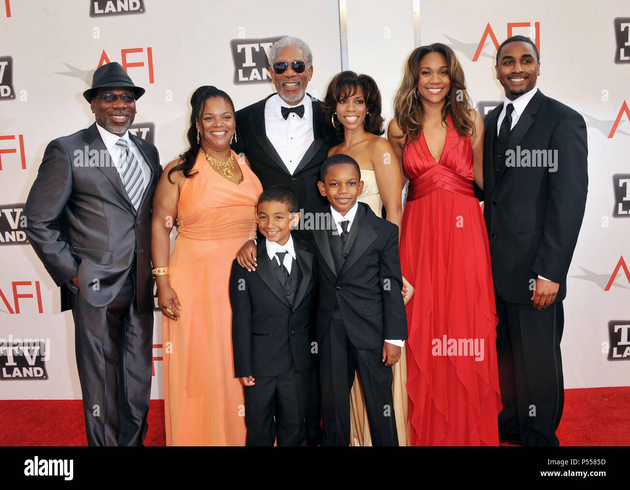 Morgan Freeman, Familie 52 an der AFI ehrt Morgan Freeman auf der Sony