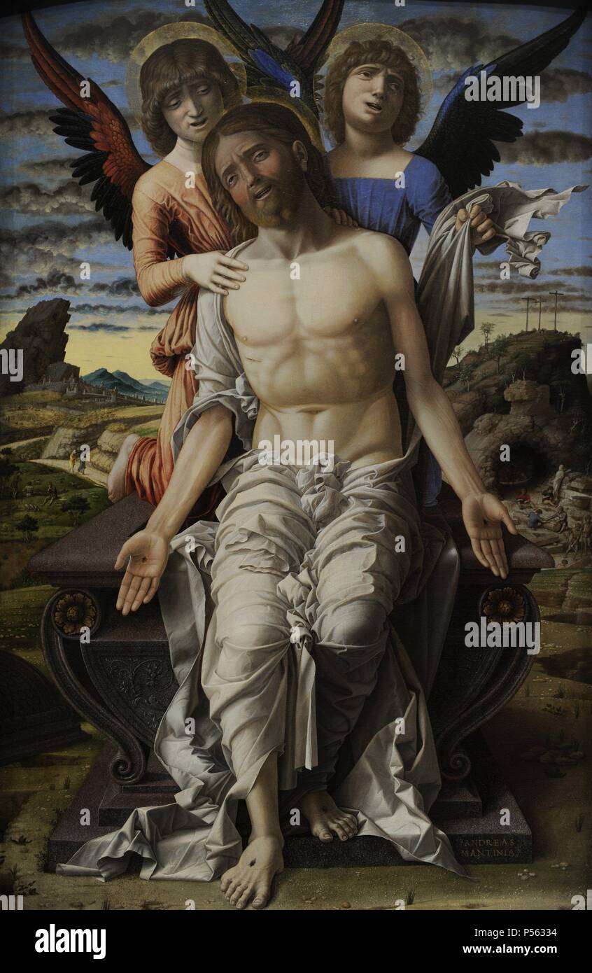 Andrea Mantegna (1431-1506). Italienischer Maler. Christus als den ...