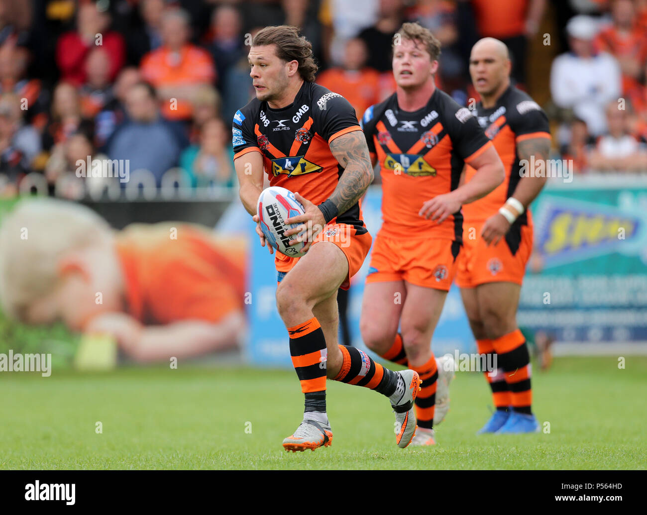 Castleford Tiger" Alex Foster während der Betfred Super League Match auf dem Weg der Besserung - A - Schlauch Dschungel, Casteford Stockfoto