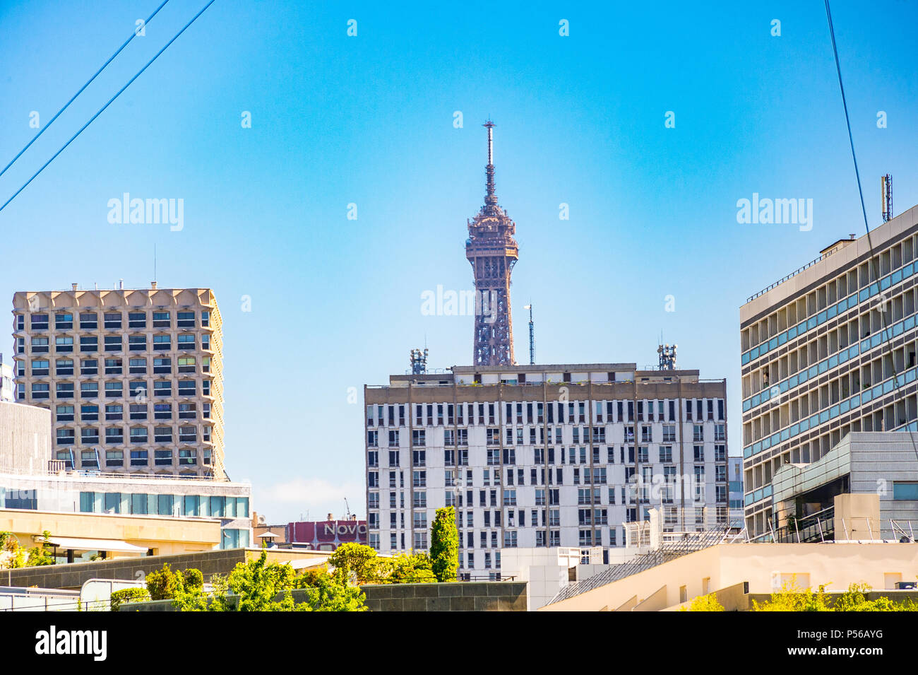 Der Parc Andre Citron ist ein großer Park in Paris, Frankreich Stockfoto