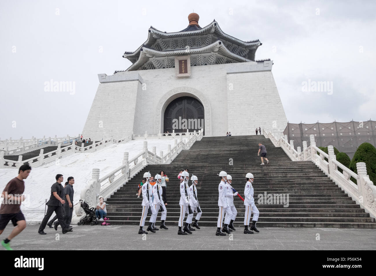 Chiang Kai-shek, der Freiheit, der Demokratie, der Freiheit, Plaza, Taipei, Taipei City, Taiwan, Stadt, Insel, Republik China, ROC, China, Chinesisch, Taiwanesisch, Asien, Asiatisch, Stockfoto