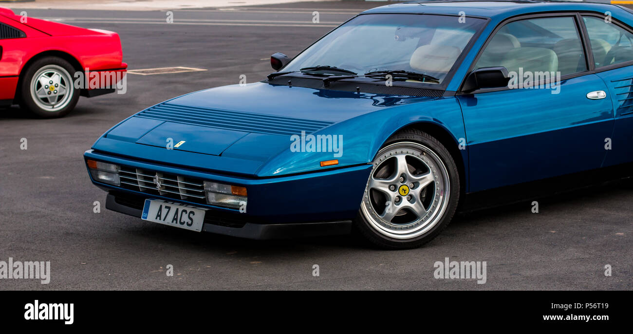 Eine klassische Ferrari Mondial Sports Car Stockfoto