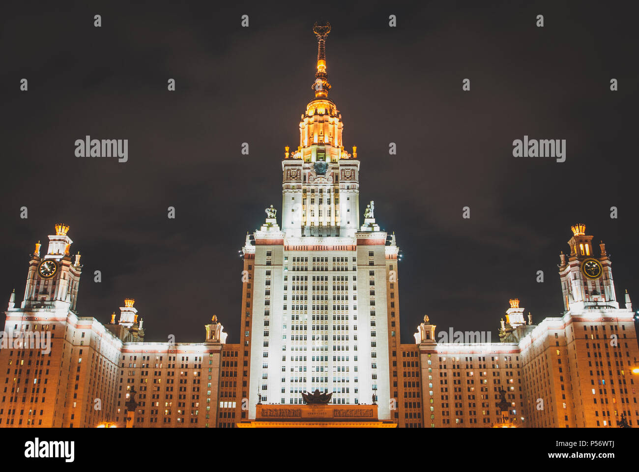 Moskau Landesuniversität Stockfoto