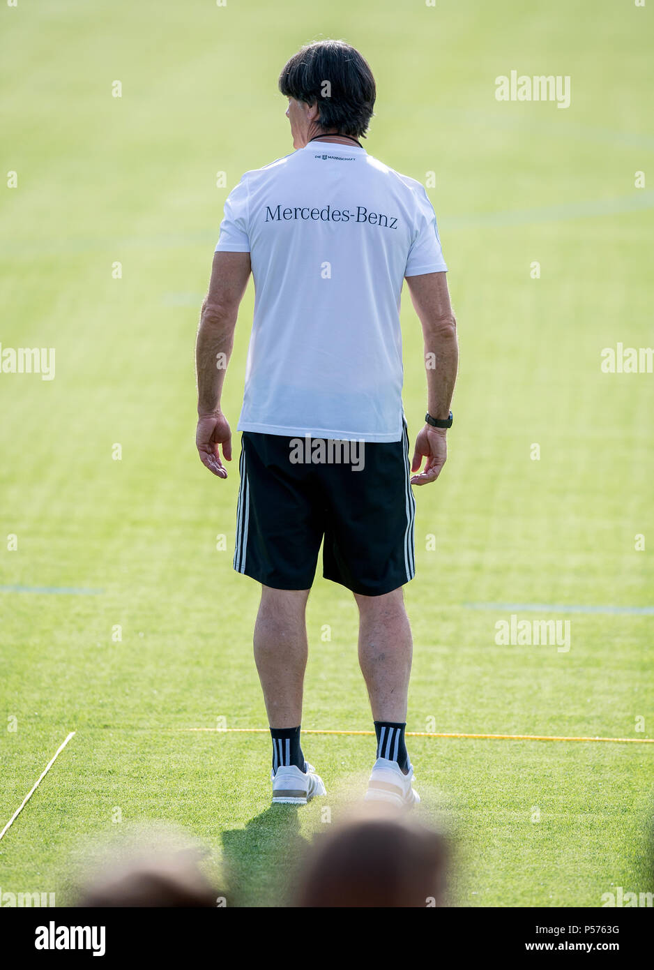 Vatutinki, Russland. 25. Juni 2018. Bundescoach/Trainer Joachim (Jogi) Löw (Deutschland) GES/fussball/Wm 2018 Russland: DFB Praxis Moskau/Vatutinki, 25.06.2018 GES/fussball/fussball/WM 2018 Russland: DFB-Praxis, Moskau/Watutinki, Juni 25, 2018 | Verwendung der weltweiten Kredit: dpa/Alamy leben Nachrichten Stockfoto