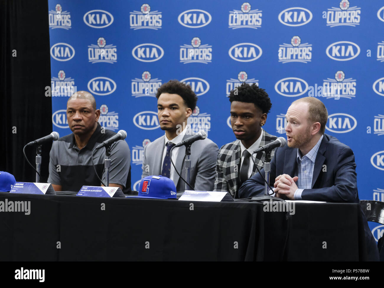 Juni 25, 2018 - Los Angeles, Kalifornien, USA - Los Angeles Clippers ...