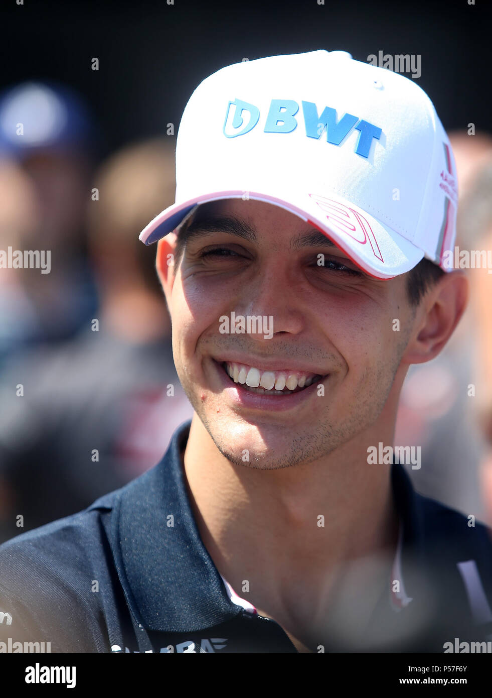 21.06.2018, Circuit Paul Ricard, Le Castellet, Formel 1 PIRELLI GRAND PRIX DE FRANCE 2018, 22. - 24.06.2018, im Bild Esteban Ocon (FRA, 31), Sahara Force India Formula One Team Foto: Cronos/Hasan Bratic Stockfoto