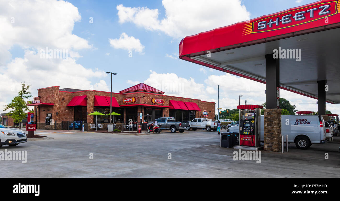 HICKORY, NC, USA22. Juni 18 Sheetz, Inc. ist eine USamerikanische