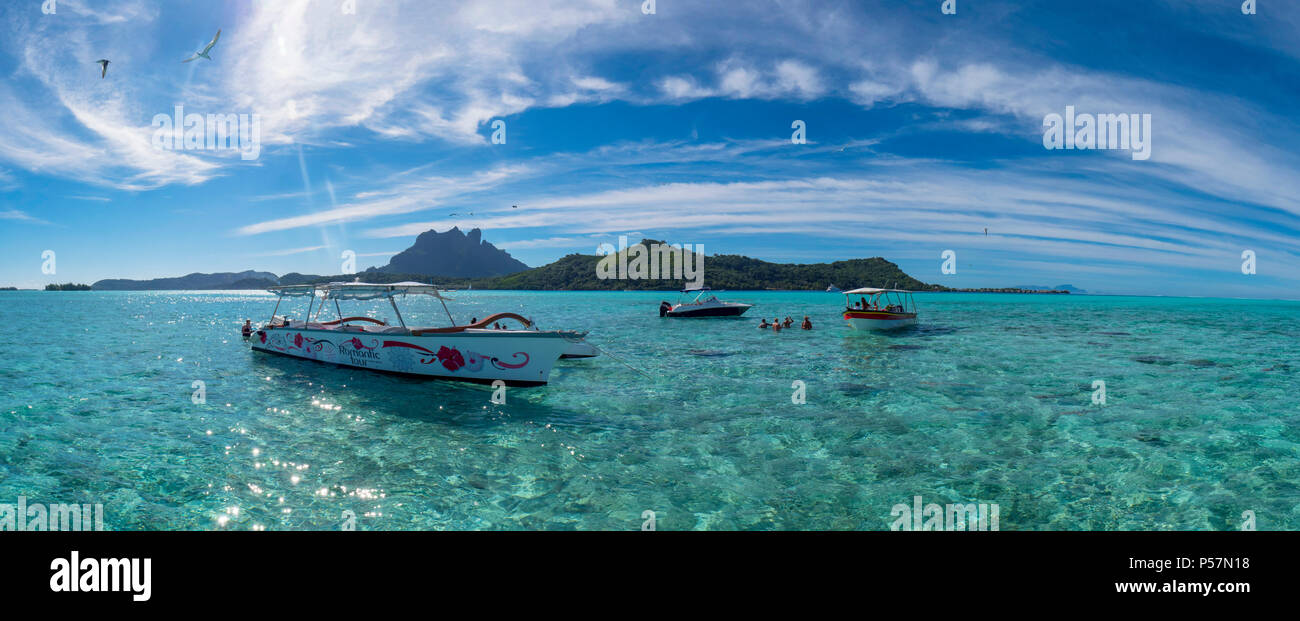 Bora Bora, Französisch-Polynesien, South Pacific Stockfoto