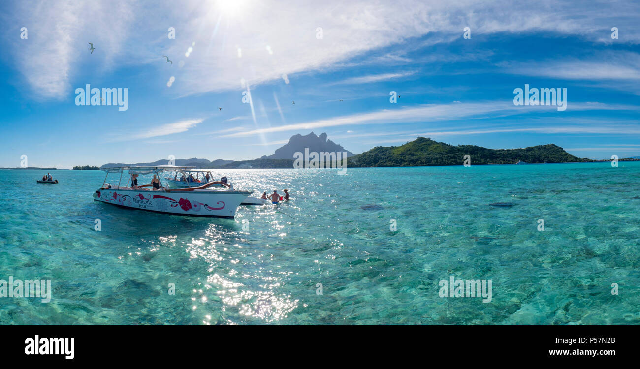 Bora Bora, Französisch-Polynesien, South Pacific Stockfoto