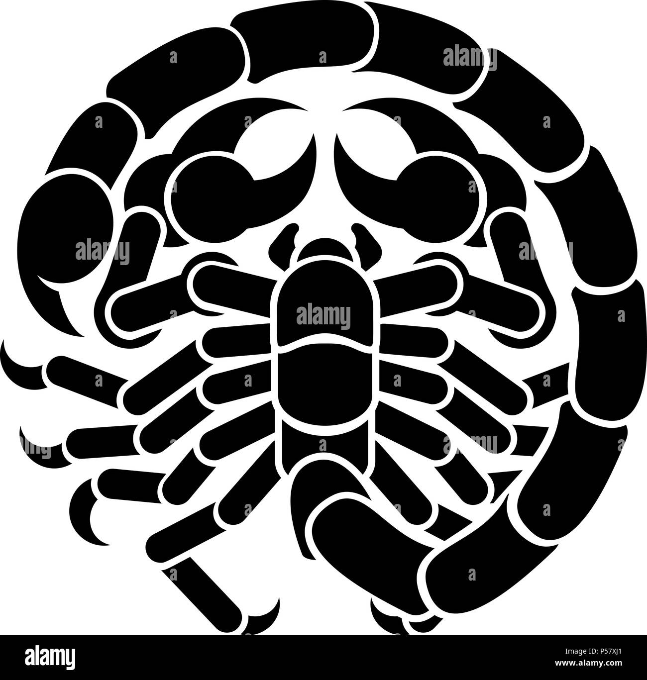 Astrology stars symbols zodiac scorpio Schwarzweiß-Stockfotos und ...