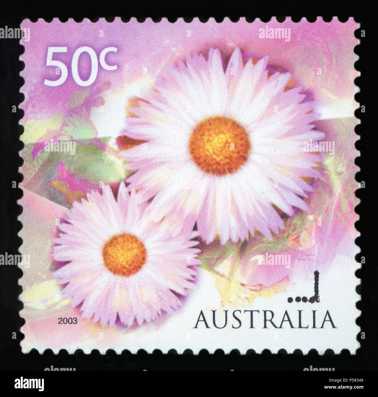 Australien - ca. 2003: einen Stempel in Australien gedruckten zeigt ein Bild der Blumen, Serie, ca. 2003 Stockfoto