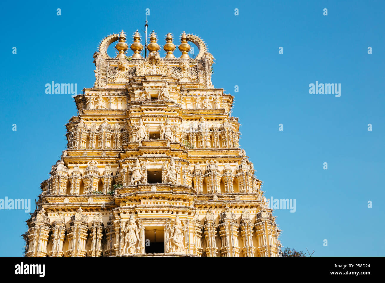 Sri Bhuvaneshwari Tempel in Mysore Palast in Mysore, Indien Stockfoto