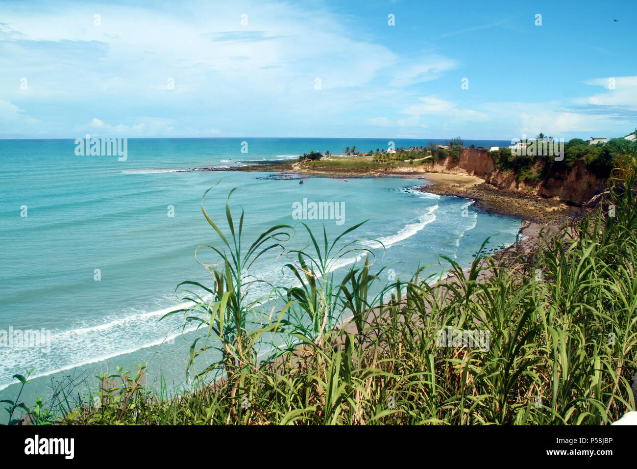 Baia dos Golfinhos, Tibau do Sul, Rio Grande do Norte, Brasilien Stockfoto