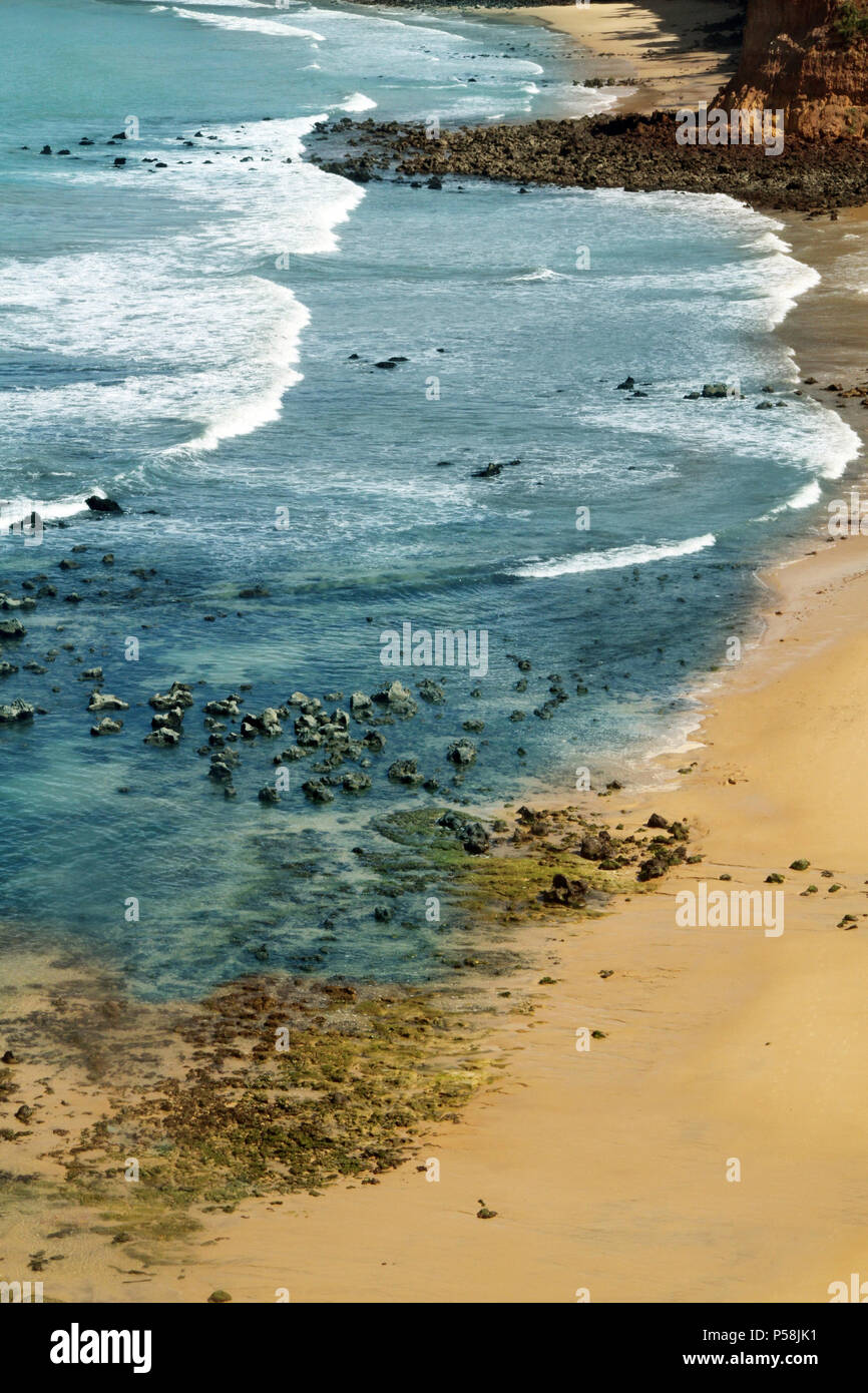 Baia dos Golfinhos, Tibau do Sul, Rio Grande do Norte, Brasilien Stockfoto