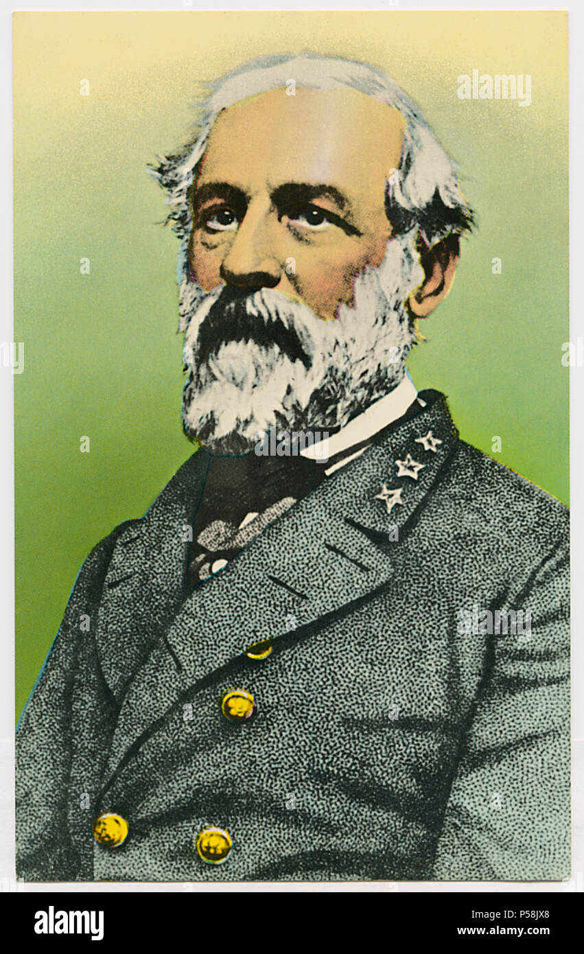Robert E. Lee (1807-70) Amerikanische und Confederate Soldier, Kommandierender General des Confderate Kräfte während des Amerikanischen Bürgerkrieges, Porträt, 1864 Stockfoto