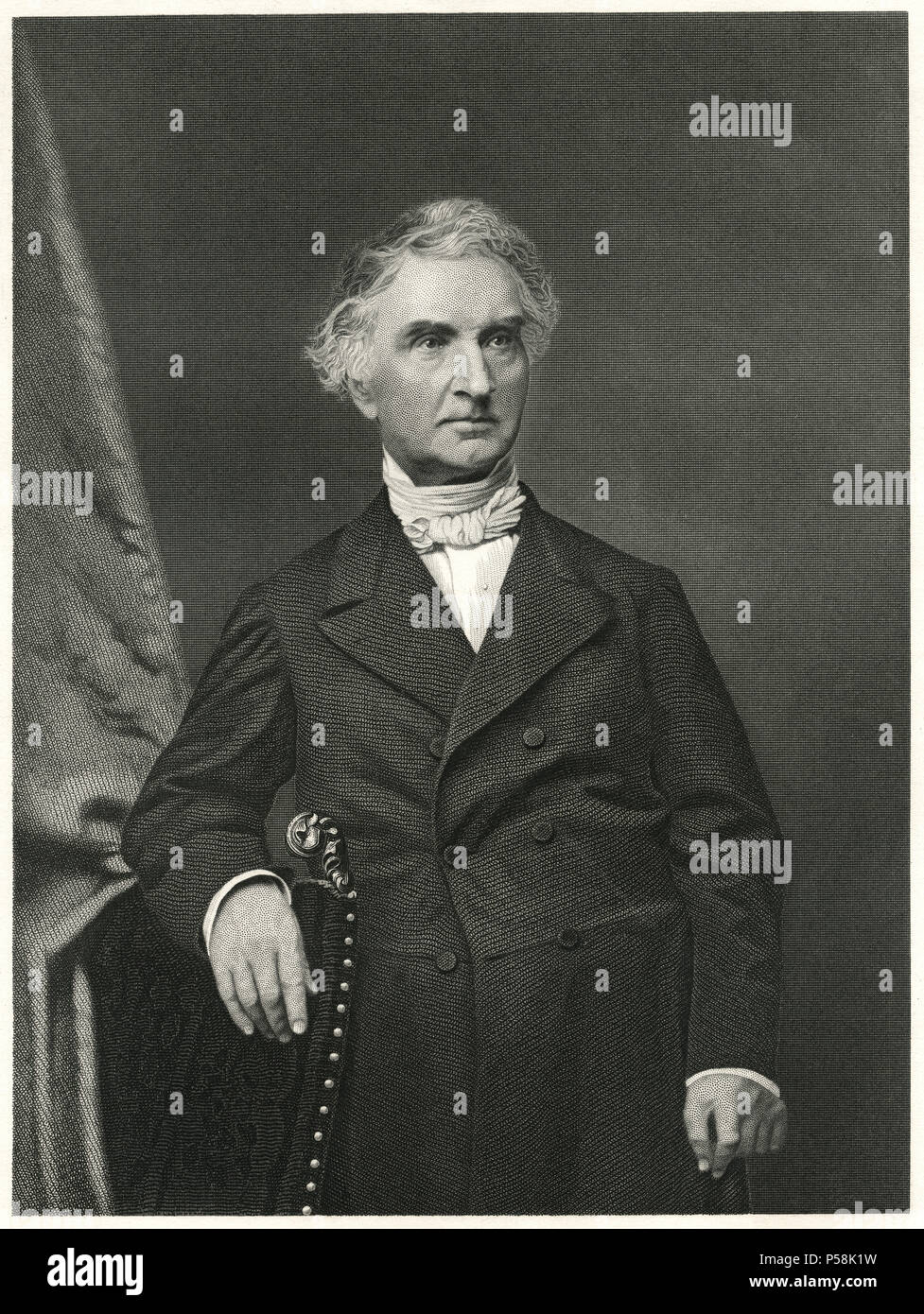 Justus von Liebig (1803-73), deutscher Chemiker, Begründer der organischen Chemie, Portrait als Stockfoto
