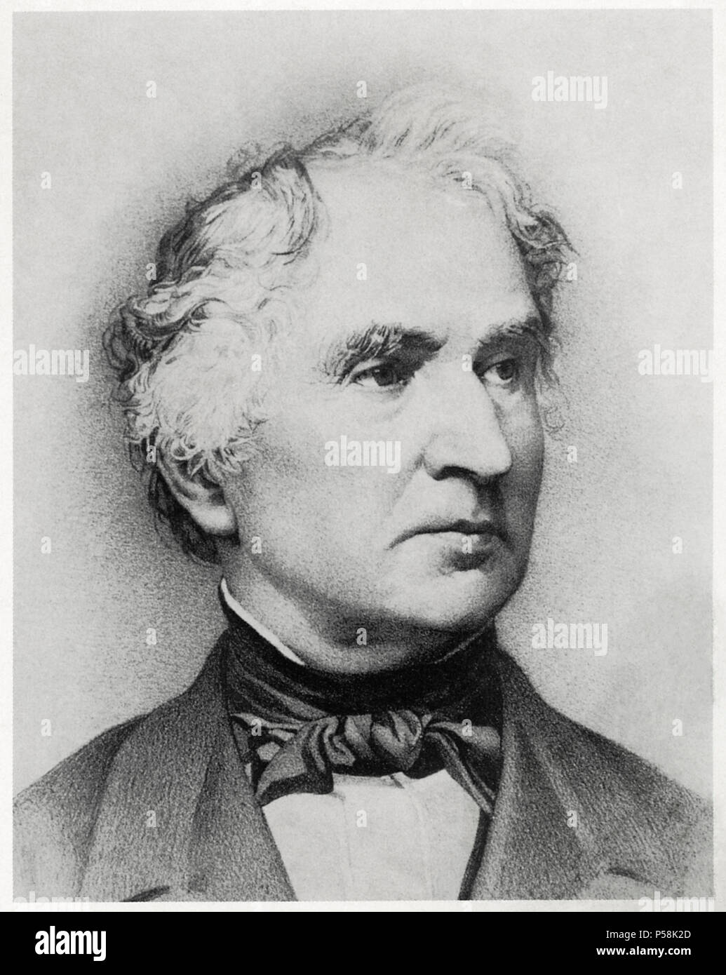 Justus von Liebig (1803-73), deutscher Chemiker, Begründer der organischen Chemie, Portrait als Stockfoto