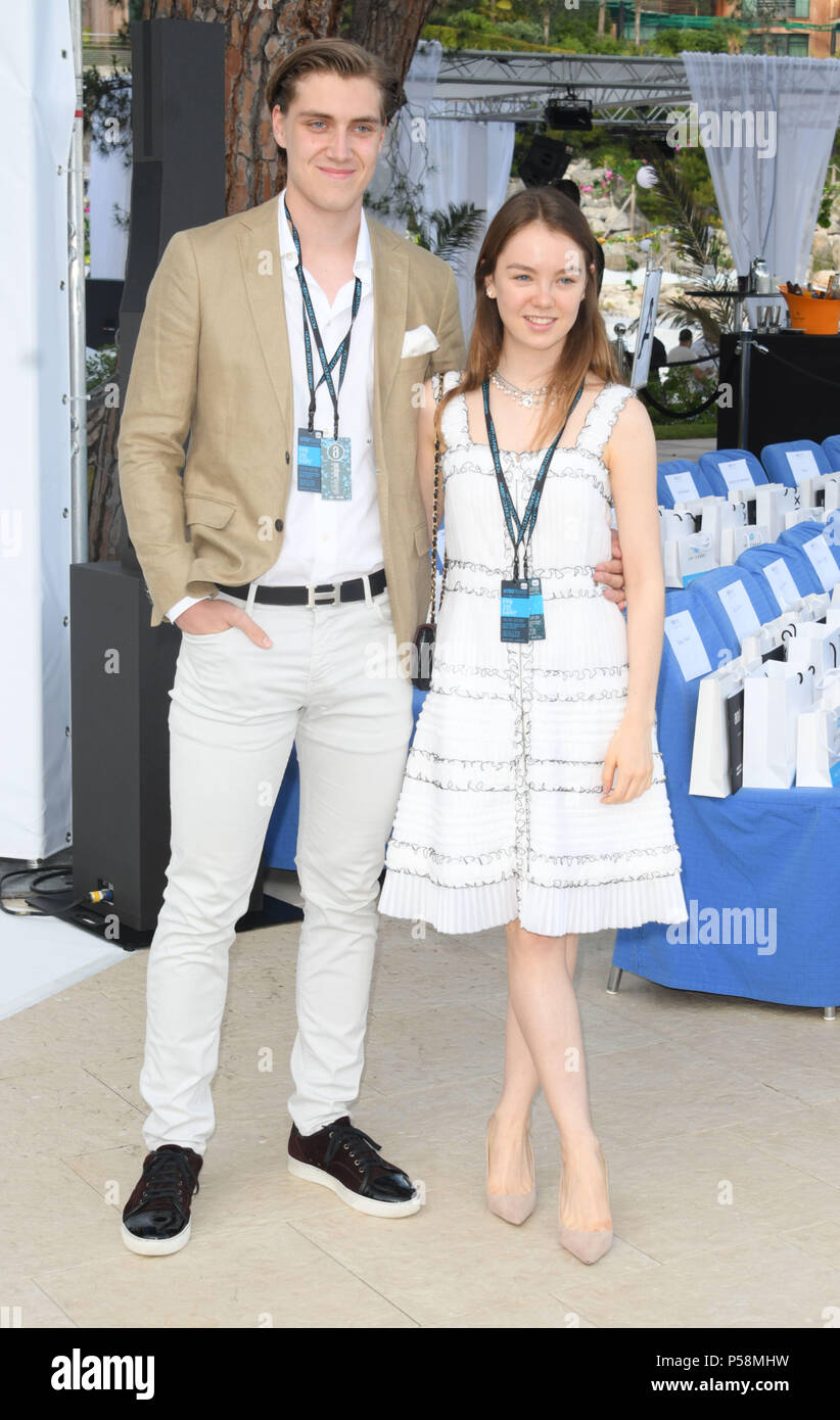 Amber Lounge Unite Fashion Show im Beach Plaza Hotel bietet: Alexandra Prinzessin von Hannover, Ben Sylvester Strautmann Wo: Monte Carlo, Monaco, wenn: 25. Mai 2018 Credit: IPA/WENN.com ** Nur für die Veröffentlichung in Großbritannien, den USA, Deutschland, Österreich, Schweiz ** verfügbar Stockfoto