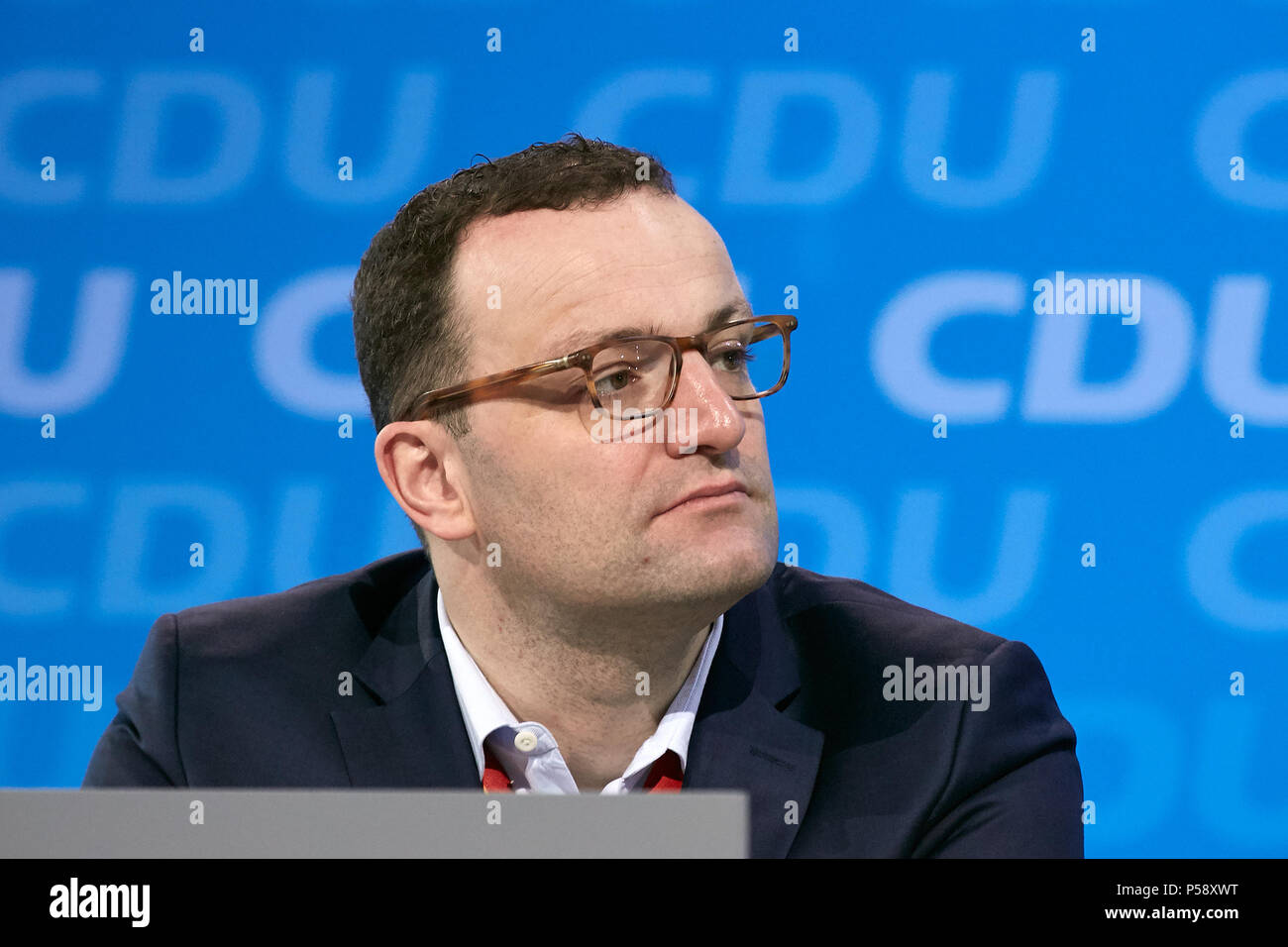 Berlin, Deutschland - Jens Spahn an der 30 Bundesparteitag der CDU. Stockfoto