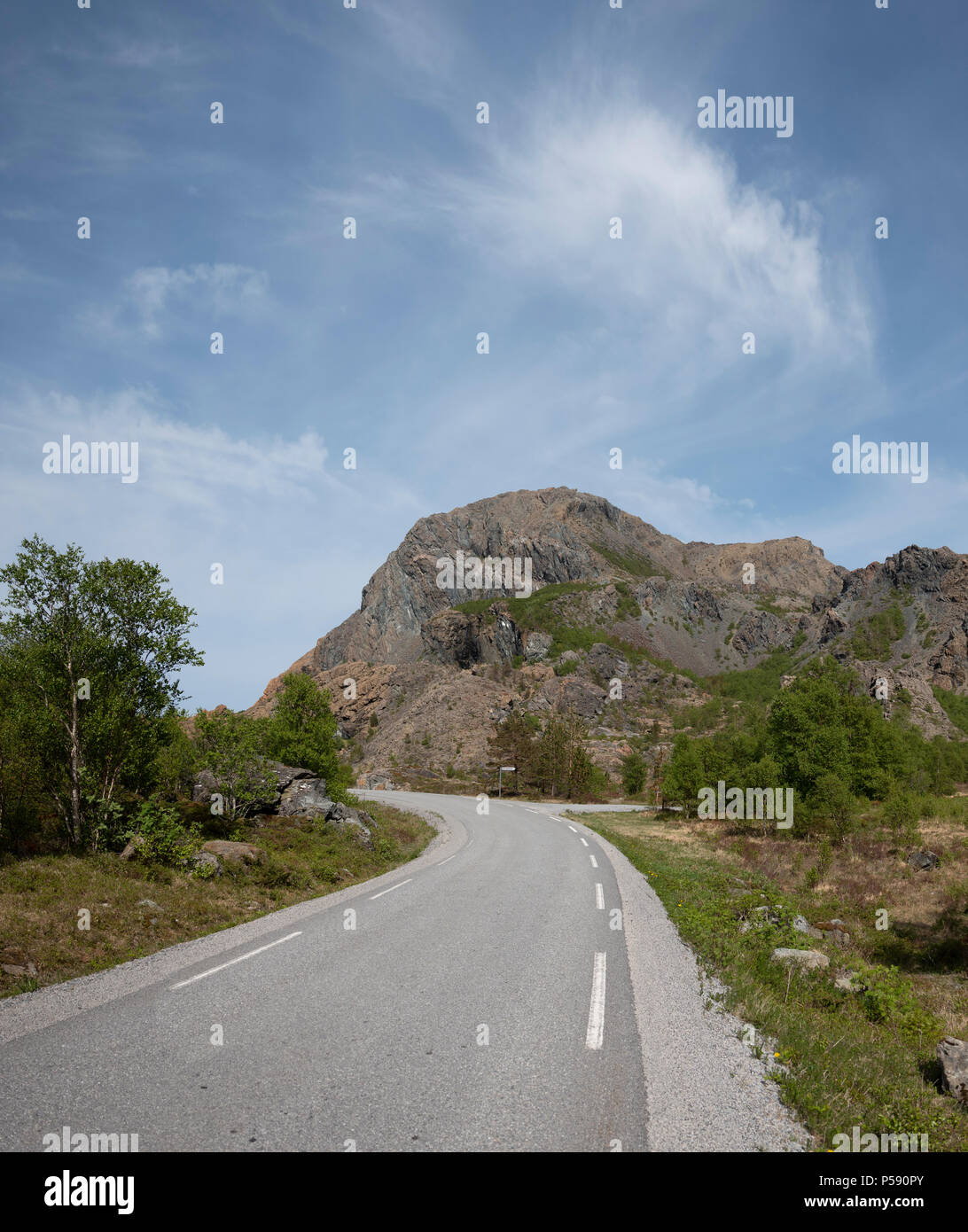 Leka Island, Norwegen. Stockfoto