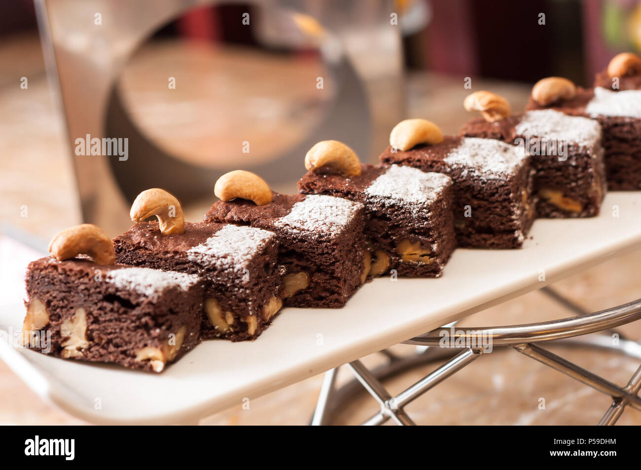 Schokolade Mutter brownies Stockfoto